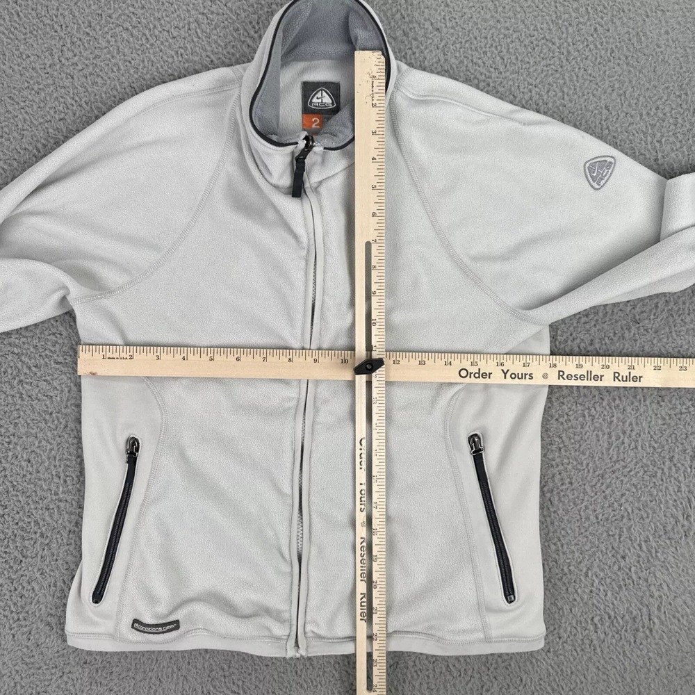 Nike ACG Fleece Jacket Thermal Zip Gray Jacket Youth M - Extreme Weather - Picture 5 of 15